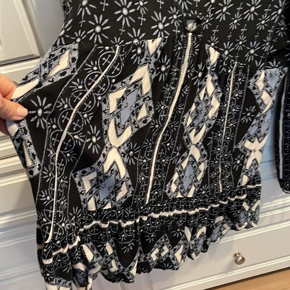 FREE PEOPLE long sleeve boho tunic top - Picture 5 of 9